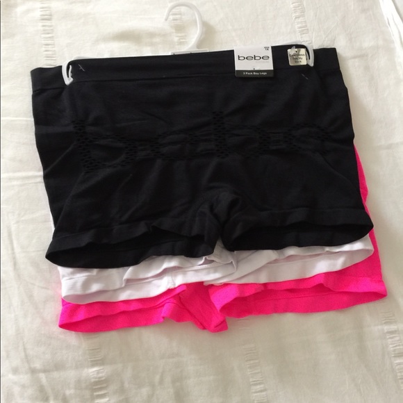 Bebe Womens 3 Pack Boy Legs Intimates Seamless - Picture 6 of 9